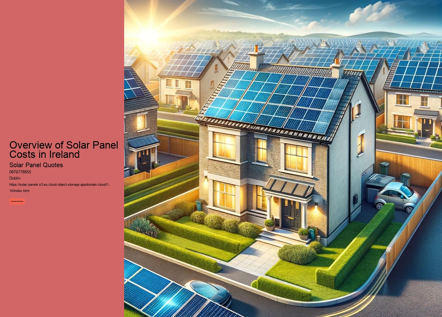 Overview of Solar Panel Costs in Ireland  