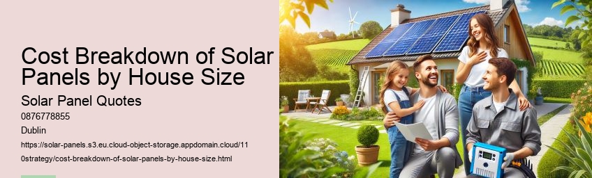 Cost Breakdown of Solar Panels by House Size